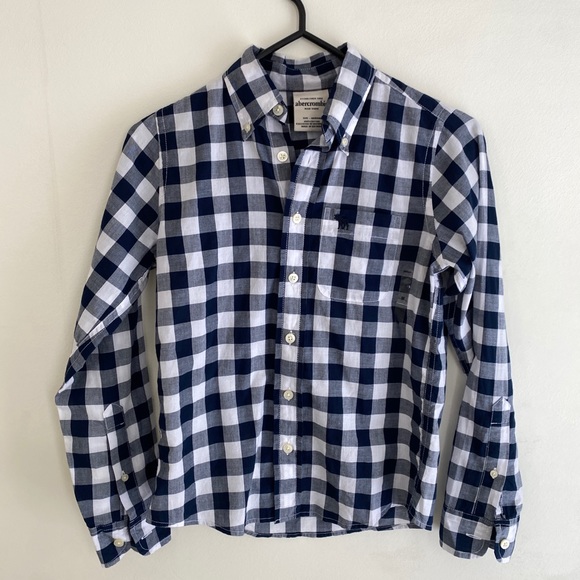 Abercrombie & Fitch Boys Med Dress Shirt A & F - Picture 4 of 9